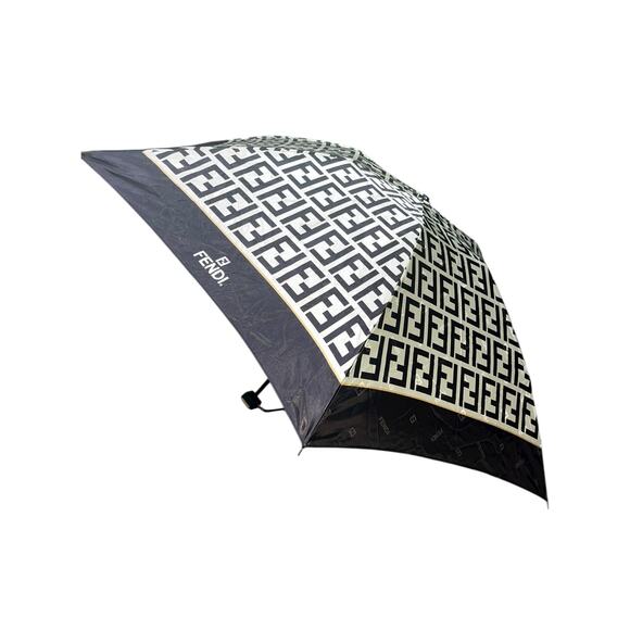 Fendi Ivory Zucca Umbrella - Picture 2 of 5